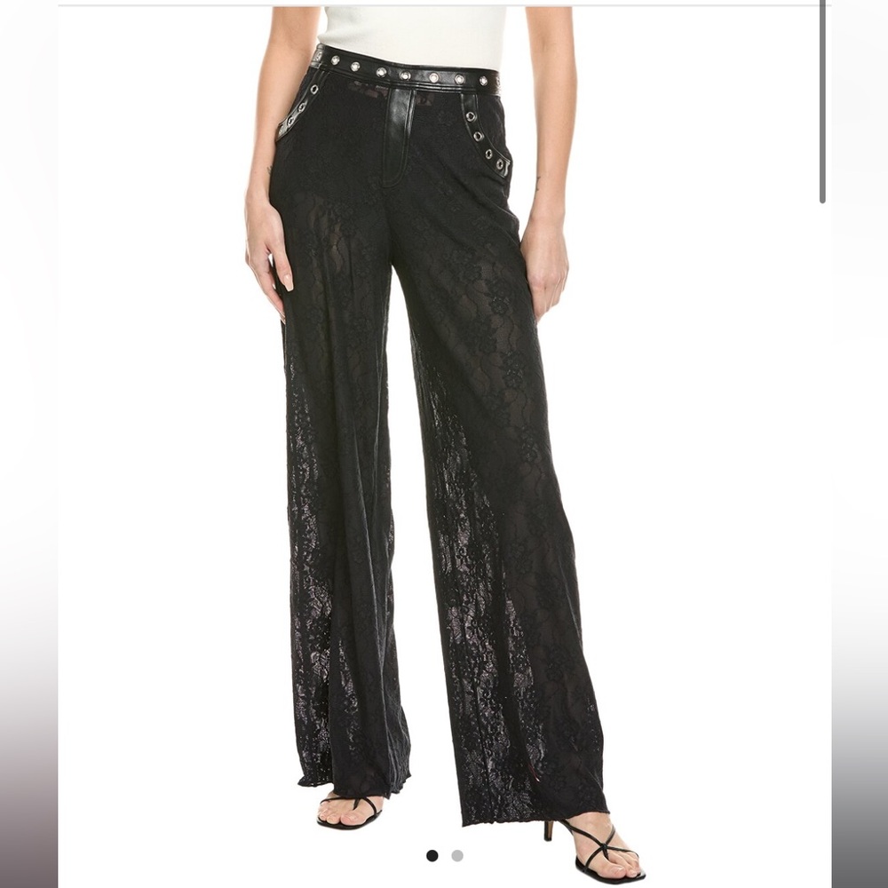 WeWoreWhat Lace Wide Leg Pants